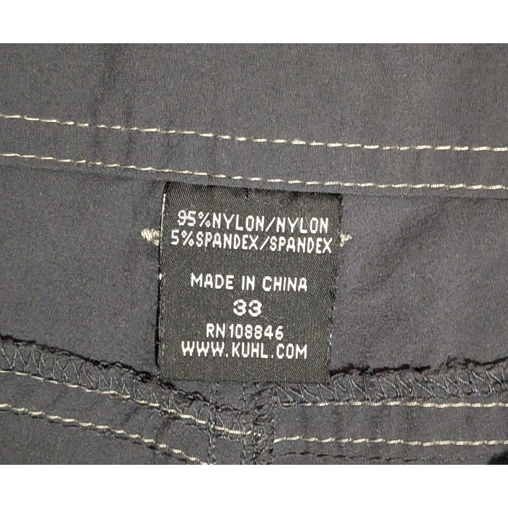 Kuhl Shorts Mens 33 (32x10.5) Outdoor Hiking Gray - Picture 3 of 9